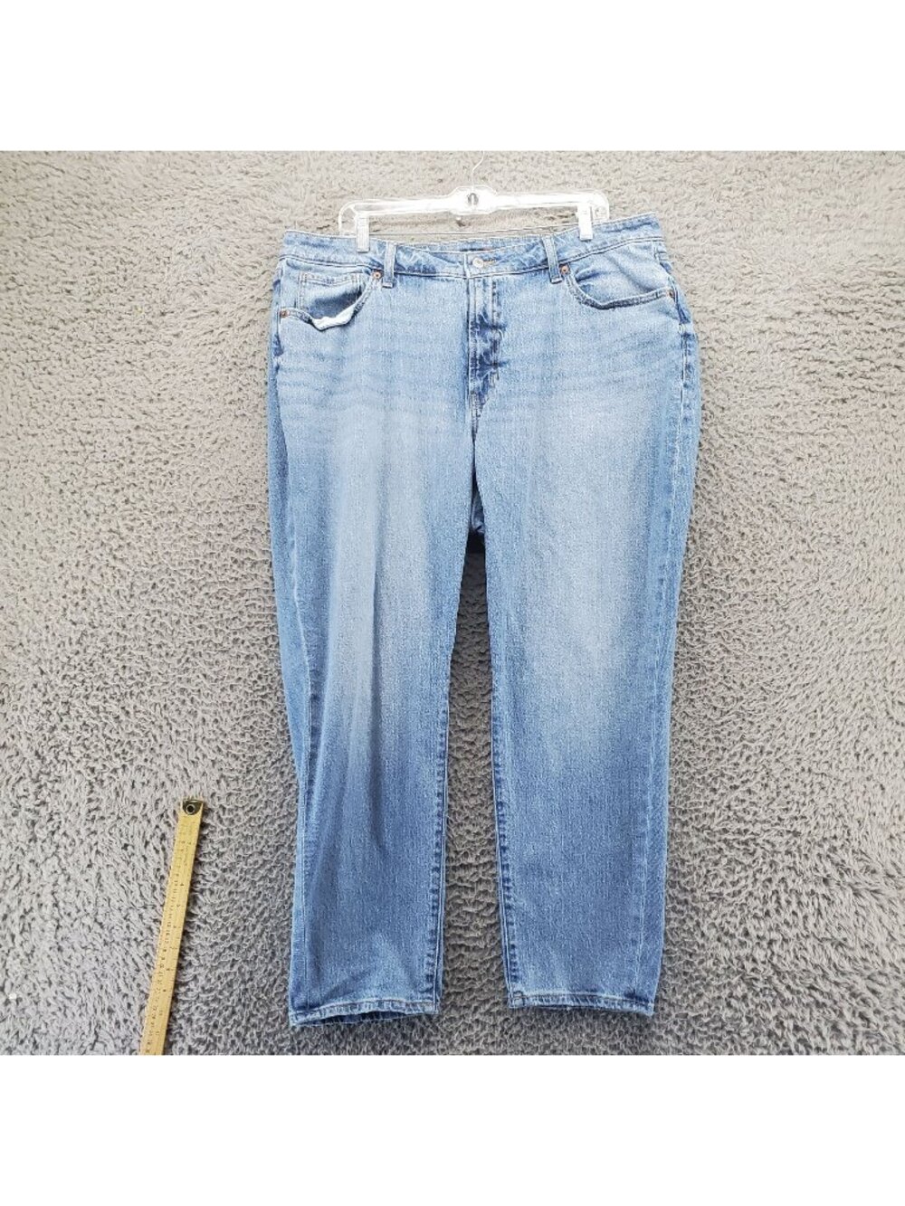 Old Navy Jeans Womens Size 18 Blue High Rise OG Straight Secret Smooth Pockets